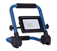 as - Schwabe OPTILINE 46340 Projecteur de chantier LED 20 W 1800 lm - Pliable - Blanc neutre 4000 K - Projecteur mobile - Câble de 3 m avec prise de terre - Lampe de travail extrêmement robuste -