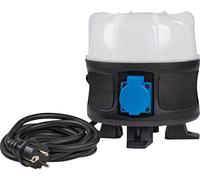 as - Schwabe Optiline 46372 Gyrophare LED 360° - Projecteur de chantier mobile 30 W 3200 lumens à suspendre - Câble de 3 m avec fiche - Résistant aux chocs et durable - Avec prise de terre - IP54