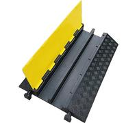 as - Schwabe Pont de câble 2K Maxi, 2 canaux, en Caoutchouc Plein, Noir, Charge maximale 10 tonnes, LxLxH: 885 x 580 x 75 mm, Dimensions du Canal 95 x 75 mm, 63228