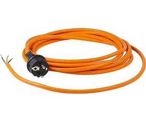 as - Schwabe Pur Câble de raccordement de Chantier 10 m - Câble Robuste 230 V, 16 A avec Gaine extérieure en polyuréthane H07BQ-F 3G1,5 - Fiche de Contact de Protection, extrémité 30 mm dénudée