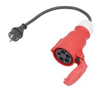 AS Schwabe 61371 alimentation Câble adaptateur 16 A noir 0.3 m H07RN-F 3G 2,5 mm²