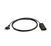 As - Schwabe Rallonge avec Prise UE 5 m Noir