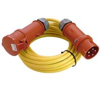 as-Schwabe Rallonge CEE 25m 400V 32A courant fort 5G2,5 jaune IP44