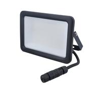 as - Schwabe SLIMLINE 46465 Projecteur LED 120 W, 12000 lm, blanc neutre 4000 K, câble de 2 m, applique murale orientable, aluminium robuste, installation facile, éclairage extérieur étanche IP65