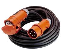 as - Schwabe Starkstrom 60513 Rallonge électrique H07RN-F 5G6 50 m - Fiche inversée CEE - 400 V/32 A/env. 22 kW - Rallonge CEE 5 broches robuste pour l'extérieur - IP44 - Fabriqué en Allemagne