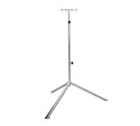 as - Schwabe Tripod pour Spot LED, projecteur halogène - Galvanisé | Trépied universel pour le montage de projecteurs de construction et de luminaires I Hauteur réglable jusqu'à 2,60 m I 46750