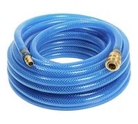 as - Schwabe Tuyau à Air Comprimé avec Doublure Textile en Polyester Série 2050 10 m de Tuyau Compresseur 9 x 3 mm en PVC Raccord Rapide et Embout Enfichable Bleu | 12706