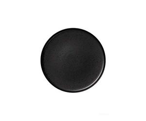 ASA 19160190 Coppa Assiette en porcelaine, Noir, Ø26,5cm