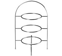 ASA Selection 99201950 Support à gâteau 3 étages pour Assiette à Dessert, Argenté