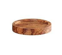 ASA Selection Assiette en bois d'olivier 13 cm