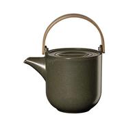 ASA Selection Coppa Nori Théière avec poignée en Bois Théière en Porcelaine Vert 600 ML