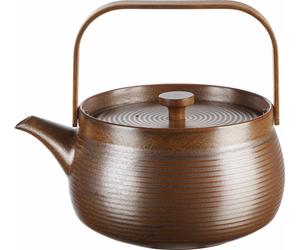 ASA Selection japandi Théière avec poignée en bois, brown 22,7 x 18,3 cm, H. 20 cm, 1,5 l. brun Porcelaine 23370238
