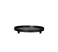 ASA SELECTION Plateau sur pied rond 40cm BOIS DE SAULE noir noir
