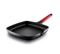ASADOR INDUCTION CON MANGO DESMONTABLE ROJO 22 x 22 CM