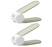 ASAKKURA Support à Chaussures Double Couche en PP Vert, Porte-Chaussures Pratique 2 Pièces Réglage Hauteur, Design Stable et Gain de Place pour Rangement Maison