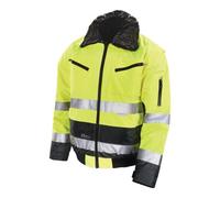 Asatex Blouson aviateur de signalisation taille M 50/52 jaune/gris 100 % PES PREVENT Quantité:1