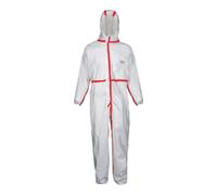 Asatex Combinaison de protection CoverStar Plus® taille L (54/56) blanc/rouge cat. III Quantité:1