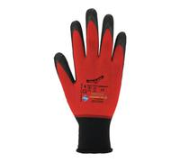 Asatex Gants Condor T. 11 rouge nylon/EL avec nitrile microporeux EN 388 cat. II ASATEX Quantité:12