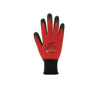 Asatex gants Condor taille 11 rouge nylon/EL avec mousse nitrile EN 388 cat.II 12 pcs