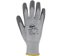 Asatex Gants de protection anti-coupure G.9 gris avec revêtementPolyuréthaneEN388 12 pcs