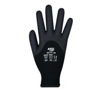 Asatex Gants de protection contre le froid T. 8 noir bouclé Terry EN 388, EN 511 cat. I Quantité:6