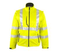 Asatex Veste softsclair de signalisation taille L jaune 96 % PES / 4 % EL PREVENT Quantité:1