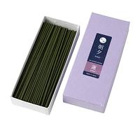 Asayu Japan Bâtonnets d'Encens Japonais à Faible Fumée au Parfum de Lotus, Fabriqués au Japon, Paquet Individuel de 40g, pour Relaxation, Yoga, et Méditation
