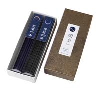 Asayu Japan Ensemble de Bâtons d'Encens à Faible Fumée, Parfum Jardin Zen Japonais et Fleur de Chrysanthème Wagiku, Fabriqués au Japon, 40g, Qualité, Méditation, idéal Petit Appartement