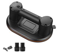 Ascenseur à vide électrique avec ventouse - Élévateur pour verre et carrelage - Capacité de charge : 300 kg - Écran intelligent - Portatif - Fonctionnement sur batterie - 2 batteries, sans emballage