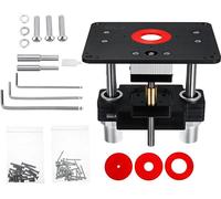 Ascenseur de fraisage pour table de fraisage - Kit Router Lift 107 - Plaque d'insertion en aluminium - Version poids lourd - Kit complet - Or