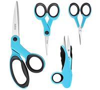Asdirne Ciseaux Couture, Ciseaux à Tissu avec Lame Tranchante en Acier Inoxydable, y Compris Ciseaux à Coudre, Ciseaux à Broder, 4PCs