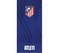 ASDITEX Serviette de plage Atlético de Madrid, 75 x 150 cm, coton premium, bleu, plage accessoire