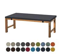 Aselbia Coussin pour Banc de Jardin 60 x 30 x 5 cm antidérapant，pour intérieur ou extérieur，1, 2 ou 3 Places，Gris Chaud Profond