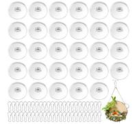 ASelected Lot de 100 crochets de plafond autocollants