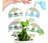 ASelected Lot de 4 globes de fleurs auto-arrosants pour intérieur et extérieur 368,5 g