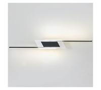 ASerZenith Applique Murale D'Intérieur LED À Intensité Variable avec Miroir Lumineux, Applique Murale Allongée, Lampe De Chevet pour Chambre Ou Couloir.