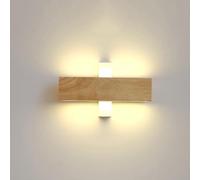ASerZenith Applique Murale LED Moderne en Forme De Bûche, Rotative À 360°, Plaquée, Applique Linéaire Allongée,52cm