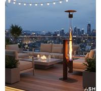 ASH Pellet heater - Flores Terrace heater corten steel