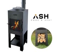 ASH® - Stoke - Cheminée de jardin avec barbecue