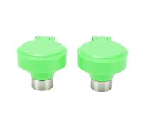 ASHATA 2 Pièces G1/2 Buse de Rince-Œil Montée sur Robinet pour Évier de | Station de rinçage d\'urgence, installation facile par torsion, construction ABS durable, couleur verte, mise à niveau de
