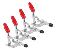 ASHATA 4 Pièces Pousser Tirer Levier de Serrage Charge 45kg | Action rapide à dégagement rapide, ouverture de la poignée à 190 degrés, poignée ergonomique, pour le soudage du bois, fer