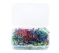 ASHATA 60 Pièces Trombones en Forme d'animal Mignon, 12 Pinces à Mémo Colorées pour Fournitures Scolaires et de Bureau, Pinces à Reliure en Fil Enduit d'animal Familier pour Notes Autocollantes,