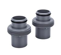 ASHATA Adaptateur de Tuyau de Piscine Hors Sol, Matériau ABS Robuste, Remplacement de 1.5 Pouces pour Pompe de Filtre à Sable 58392, Paquet de 2 Pratiques (P05992 Adaptateur 2 pièces)
