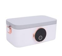 ASHATA Boîte à Déjeuner électrique Portable sans Fil Auto-Chauffante, Alimentée par Batterie Rechargeable de 16 000 MAh, Boîte à Déjeuner électrique Chauffante pour le Travail, les (EU)