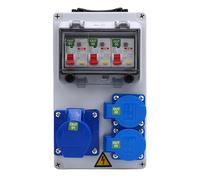 ASHATA Boîte de Distribution Extérieure IP67, Boîtier de Prise de Courant étanche et Durable pour Chantiers de Construction 250x150x100mm 1 unité