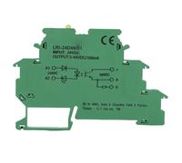 ASHATA Borne de Relais à Semi-conducteurs Compacte 100 MA avec Conception Fine pour Environnements Industriels 80 X 56 X 6,2 Mm