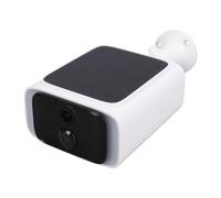 ASHATA Caméra de sécurité Solaire 4MP 2K, WiFi Extérieur sans Fil Double | ABS, 4MP 2K Couleur HD, WiFi Double Bande 2,4GHz/5GHz, étanche IP65, Solaire, sans Fil, pour Patio Entrée Garage