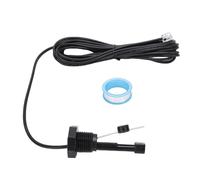 ASHATA Capteur de Débit Fiable à Cellules de Sel pour Piscine, Interrupteur de Débit Robuste avec Câble de 15 Pieds, adapté aux Sources Logic et Minérales