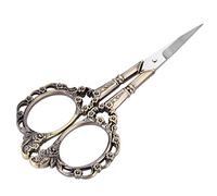 ASHATA Ciseaux Broderie, Ciseaux à Couture Broder Pointue en Acier Inoxydable pour Broderie Fourniture de Coudre(Bronze Vert)