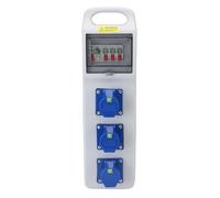 ASHATA Conception Compacte de Boîte de Distribution D'énergie Extérieure évaluée IP44-67 pour les Ateliers à Usage Industriel 490x140x90mm